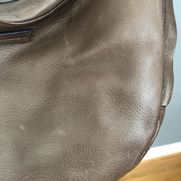 Frye Veronica Hobo leather shoulder bag, grey/brown - Picture 8 of 12